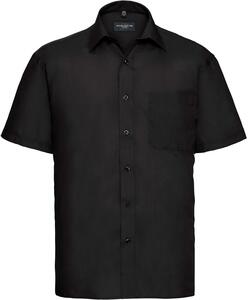 Russell Collection R935M - Mens Poplin Shirts Short Sleeve 110gm