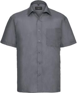 Russell Collection R935M - Mens Poplin Shirts Short Sleeve 110gm