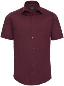 Russell Collection R947M - Easy Care Fitted Short Sleeve Shirt Mens