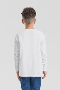 Fruit Of The Loom F61007 - Valueweight T-Shirt Long Sleeve Kids White