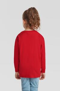 Fruit Of The Loom F61007 - Valueweight T-Shirt Long Sleeve Kids Red