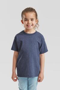 Fruit Of The Loom F61033 - Valueweight T-Shirt Kids Vintage Heather Navy