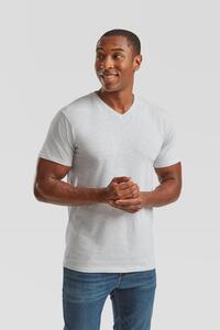 Fruit Of The Loom F61066 - Valueweight T-Shirt V-Neck Heather Grey