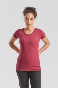 Fruit Of The Loom F61372 - LadyFit Valueweight T-Shirt Vintage Heather Red