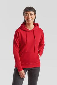 Fruit Of The Loom F62038 - LadyFit Hooded Sweat Red