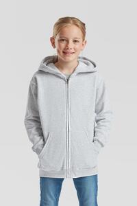 Fruit Of The Loom F62045 - Zip Hood Kids Heather