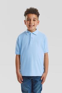 Fruit Of The Loom F63417 - Polo 65/35 Kids Sky Blue