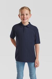 Fruit Of The Loom F63417 - Polo 65/35 Kids Navy