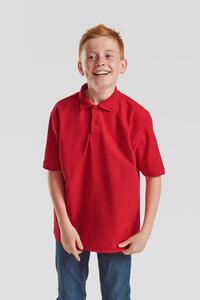 Fruit Of The Loom F63417 - Polo 65/35 Kids Red