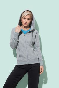 Stedman ST5710 - Sports Zip Hood Ladies Heather