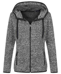 Stedman ST5950 - Women Active Knit Fleece Jacket Dk Grey Melange