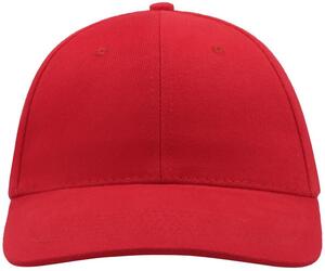 Atlantis ACLISB - Liberty Six Buckle Brushed Cotton 6 Panel Cap Red