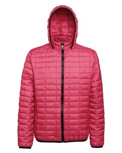 2786 TS023 -  HONEYCOMB HOODED JACKET Red