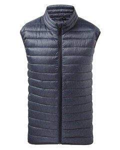 2786 TS038 - MELANGE PADDED GILET Navy Melange