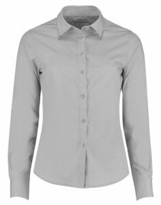 KUSTOM KIT KK242 - LADIES TAILORED FIT POPLIN LONG SLEEVE SHIRT