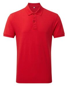 ASQUITH AND FOX AQ004 - MENS INFINITY STRETCH" POLO" Cherry red
