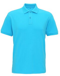 ASQUITH AND FOX AQ005 - MENS SUPER SMOOTH KNIT POLO Turquoise