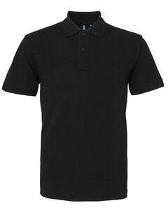 ASQUITH AND FOX AQ010 - MENS CLASSIC FIT COTTON POLO Black