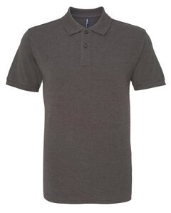 ASQUITH AND FOX AQ010 - MENS CLASSIC FIT COTTON POLO Charcoal