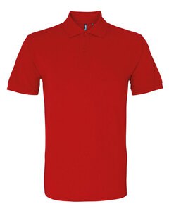ASQUITH AND FOX AQ010 - MENS CLASSIC FIT COTTON POLO Cherry red
