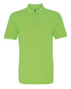 ASQUITH AND FOX AQ010 - MENS CLASSIC FIT COTTON POLO Neon Green