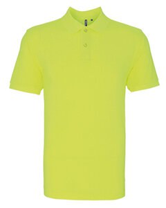 ASQUITH AND FOX AQ010 - MENS CLASSIC FIT COTTON POLO Neon Yellow
