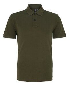 ASQUITH AND FOX AQ010 - MENS CLASSIC FIT COTTON POLO Olive