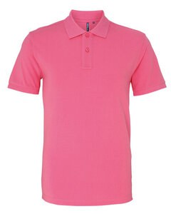 ASQUITH AND FOX AQ010 - MENS CLASSIC FIT COTTON POLO Pink Carnation