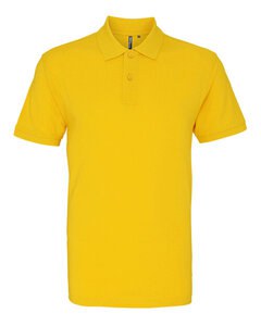 ASQUITH AND FOX AQ010 - MENS CLASSIC FIT COTTON POLO Sunflower