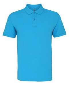 ASQUITH AND FOX AQ010 - MENS CLASSIC FIT COTTON POLO Turquoise