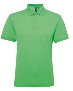 ASQUITH AND FOX AQ015 - MENS POLYCOTTON BLEND POLO Lime