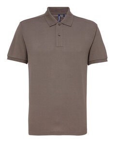 ASQUITH AND FOX AQ015 - MENS POLYCOTTON BLEND POLO Slate Grey