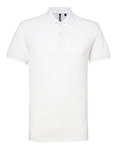ASQUITH AND FOX AQ015 - MENS POLYCOTTON BLEND POLO White