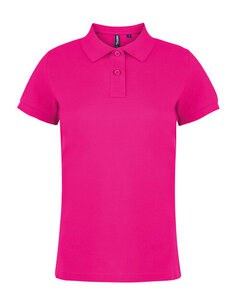 ASQUITH AND FOX AQ020 - LADIES CLASSIC FIT COTTON POLO SHIRT Hot Pink