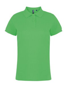 ASQUITH AND FOX AQ020 - LADIES CLASSIC FIT COTTON POLO SHIRT Lime