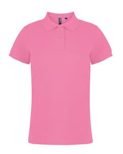 ASQUITH AND FOX AQ020 - LADIES CLASSIC FIT COTTON POLO SHIRT Pink Carnation