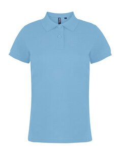 ASQUITH AND FOX AQ020 - LADIES CLASSIC FIT COTTON POLO SHIRT Sky