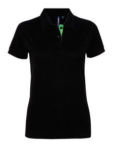 ASQUITH AND FOX AQ022 - LADIES CONTRAST POLO