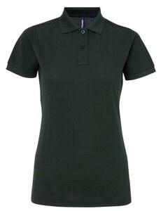 ASQUITH AND FOX AQ025 - LADIES POLYCOTTON BLEND POLO Bottle Green