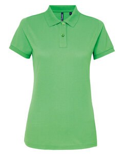 ASQUITH AND FOX AQ025 - LADIES POLYCOTTON BLEND POLO Lime