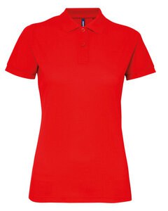 ASQUITH AND FOX AQ025 - LADIES POLYCOTTON BLEND POLO Red