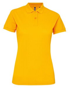 ASQUITH AND FOX AQ025 - LADIES POLYCOTTON BLEND POLO Sunflower