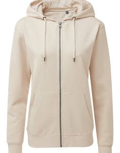 ASQUITH AND FOX AQ081 - LADIES ORGANIC HOODIE Natural
