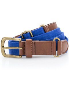 ASQUITH AND FOX AQ902 - FAUX LEATHER AND CANVAS BELT Royal