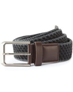 ASQUITH AND FOX AQ905 - MENS VINTAGE WASH CANVAS BELT Black