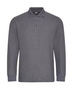 PRO RTX RX102 - PRO LONG SLEEVE POLO Solid Grey