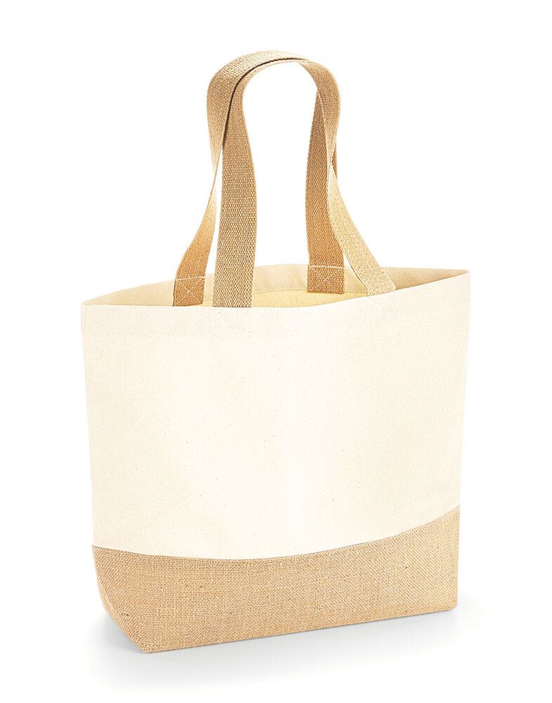 WESTFORD MILL W451 - JUTE BASE CANVAS TOTE