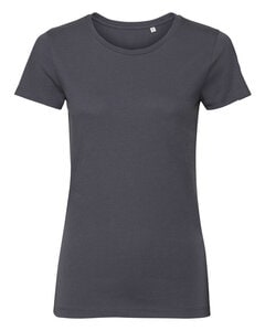 RUSSELL R-108F-0 - LADIES PURE ORGANIC TEE