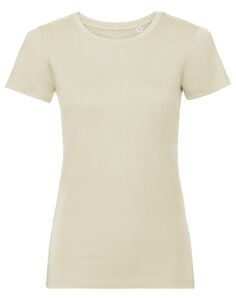 RUSSELL R-108F-0 - LADIES PURE ORGANIC TEE Natural