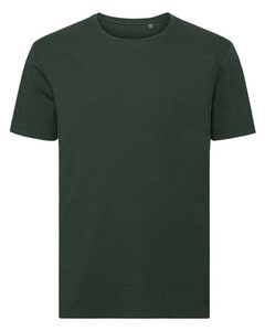 RUSSELL R-108M-0 - MENS PURE ORGANIC TEE Bottle Green